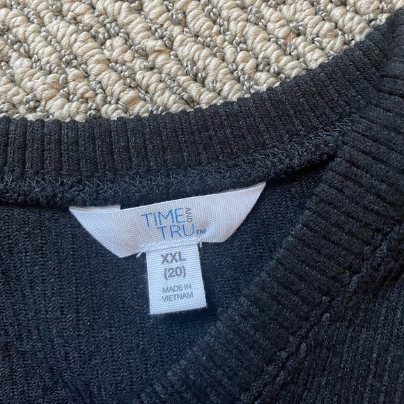 Womens xxl (20) black sweater - Picture 2 of 2